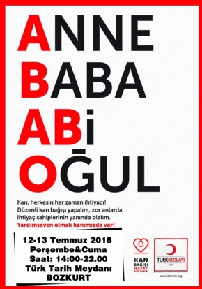 Kizilay Bozkurt�tan Iki G�n Kan Toplayacak