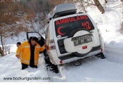 Paletli Ambulans Hayat Kurtardi 